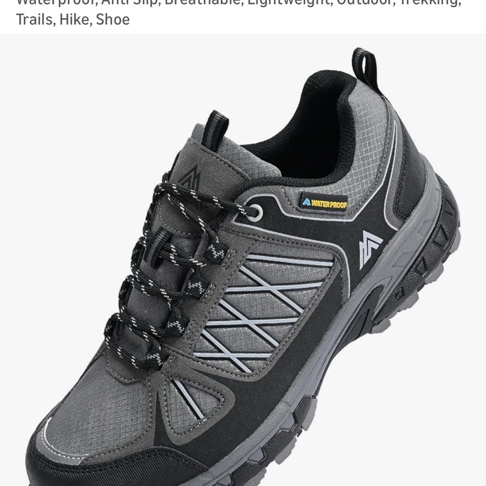 Men's Outdoor Trekking Shoes - Gray